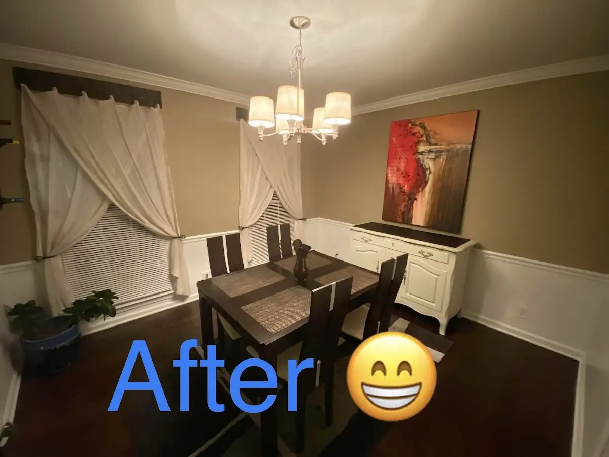 Professional dining room restoration after water damage in Bedford